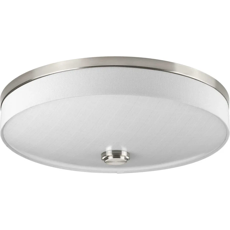 Brushed Nickel LED Flush Mount from the Weaver Led Collection