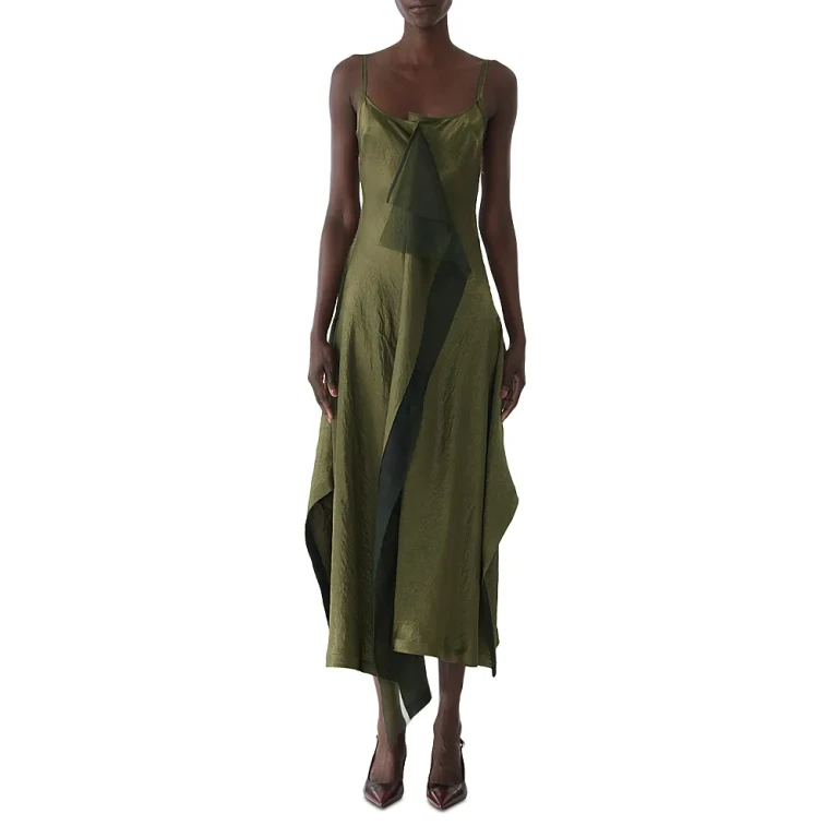 Jason Wu Collection Crinkled Satin Slip Dress