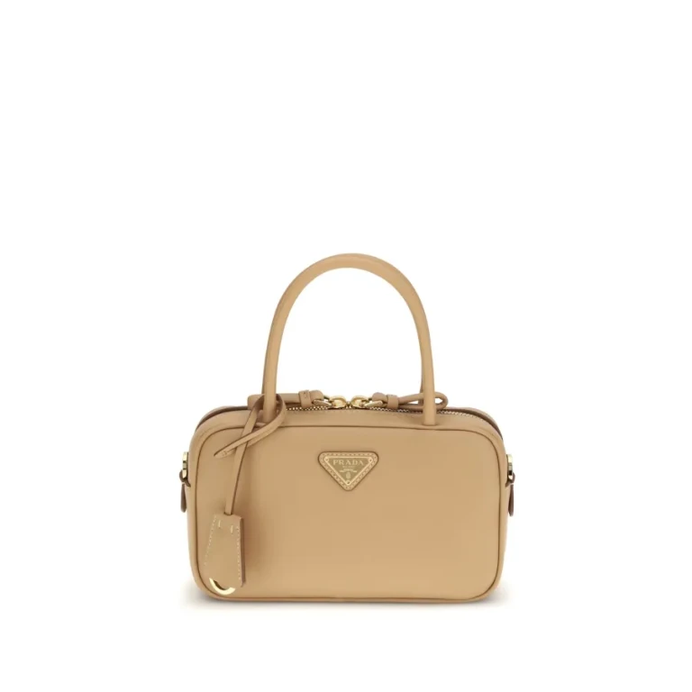 Peach Leather Handbag