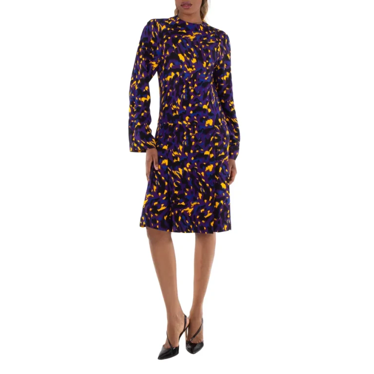 Burberry Camouflage Print Dress