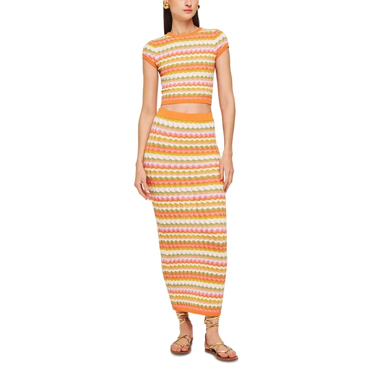 Ronny Kobo Wilkins Knit Maxi Skirt