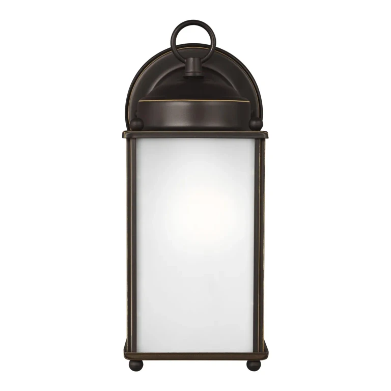 New Castle Outdoor Wall Light in Antique Bronze