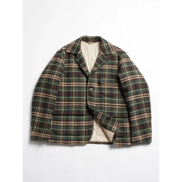 doppiaa Aaderbale-p Checked Coat