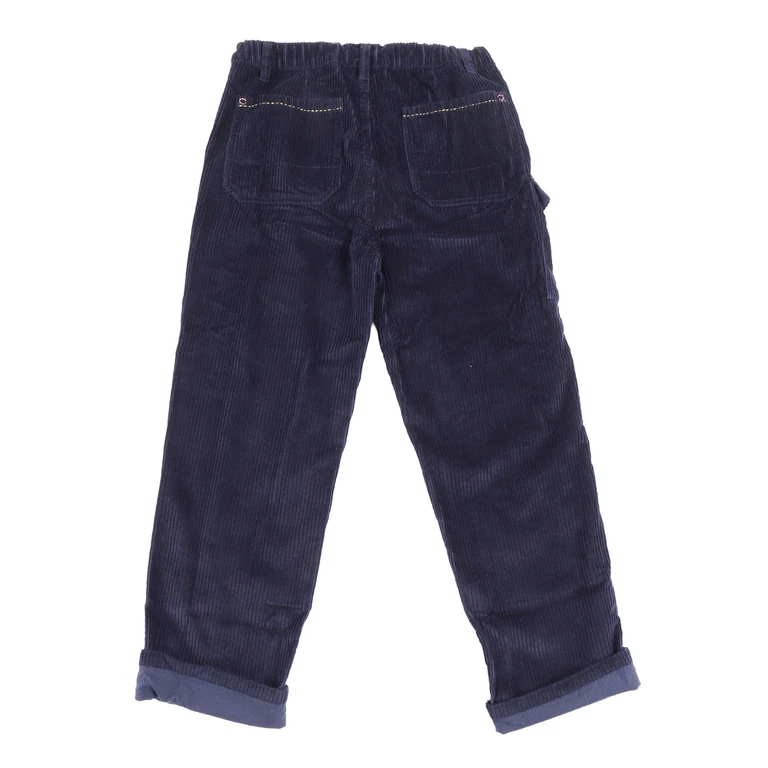 Misha & Puff Corduroy Utility Pant Blue Cotton - Kids