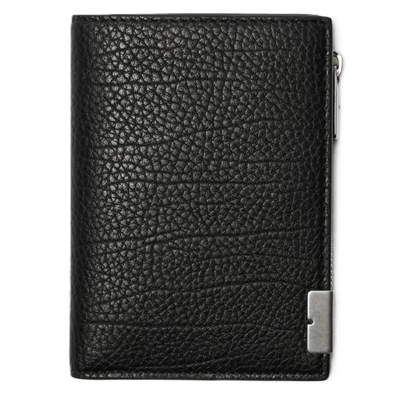 Burberry B-Cut Leather Bifold Wallet