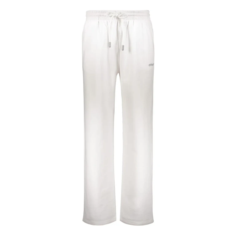 Off-White Versatile White Pants With Modern Design