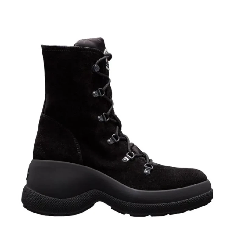 Moncler Lace-Up High-Top Boots
