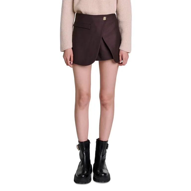 Maje Paneled Skort
