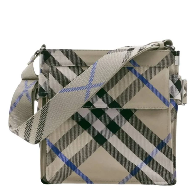Burberry Small Trench Check Pattern Crossbody Bag