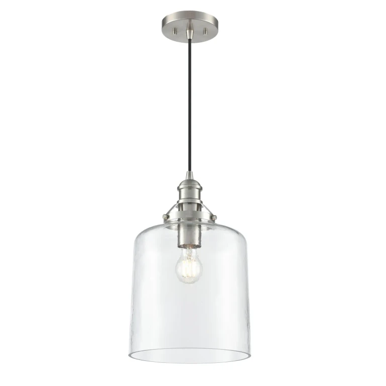 Brushed Nickel Pendant from the Khrisa Collection