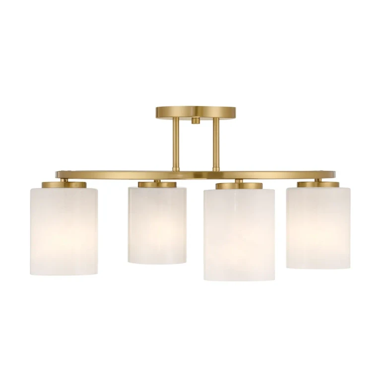 Herron 4-Light Ceiling Light in Warm Brass