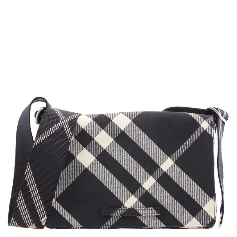 Burberry Check Trench Cotton-Blend Crossbody Bag