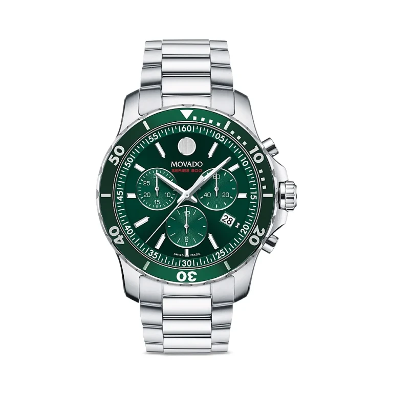 Movado Series 800 Stainless Steel Chronograph, 42mm