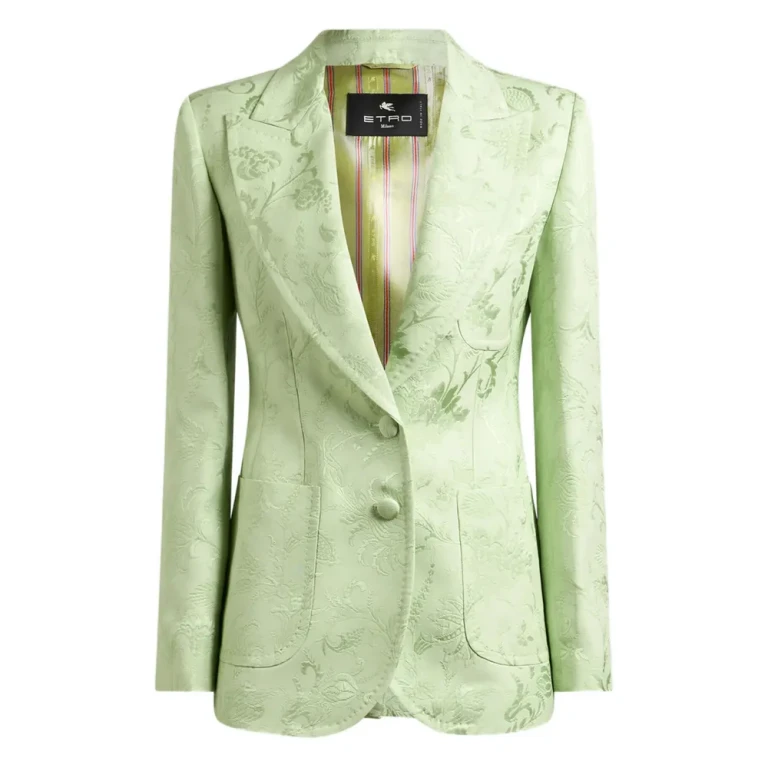 Etro Floral Jacquard Single-breasted Jacket