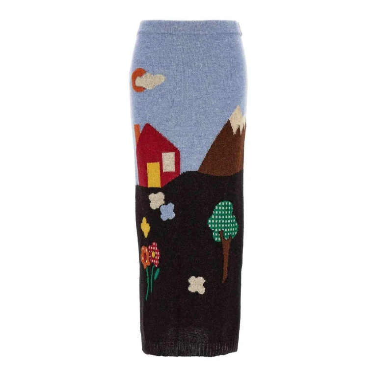 Moschino Shetland Knit Skirt