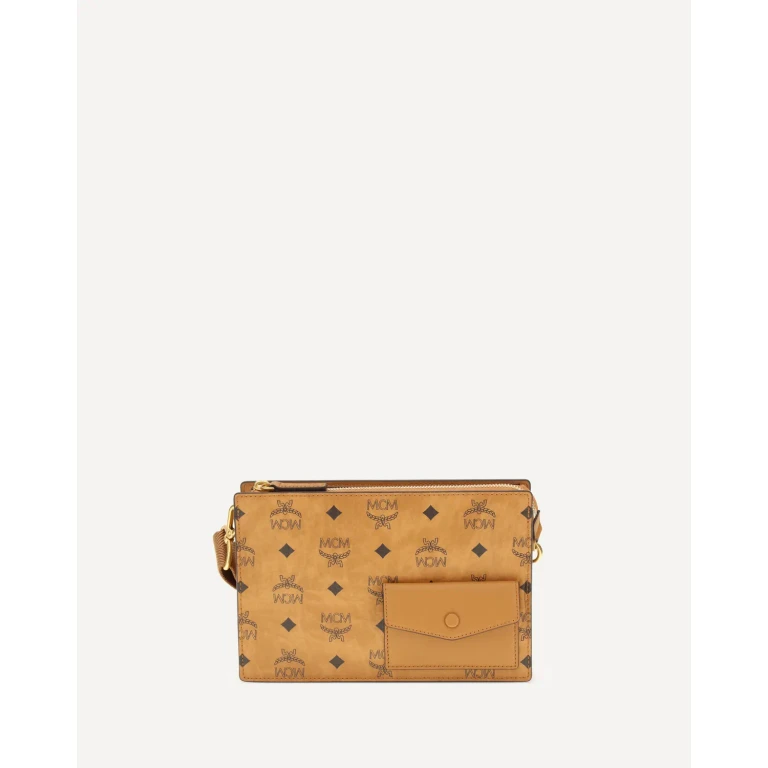 Borsa a tracolla MCM Aren in tela