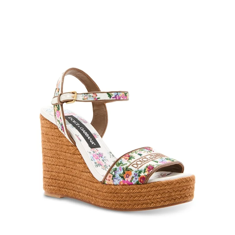 Dolce & Gabbana 여성 에스파드리유 웨지 샌들