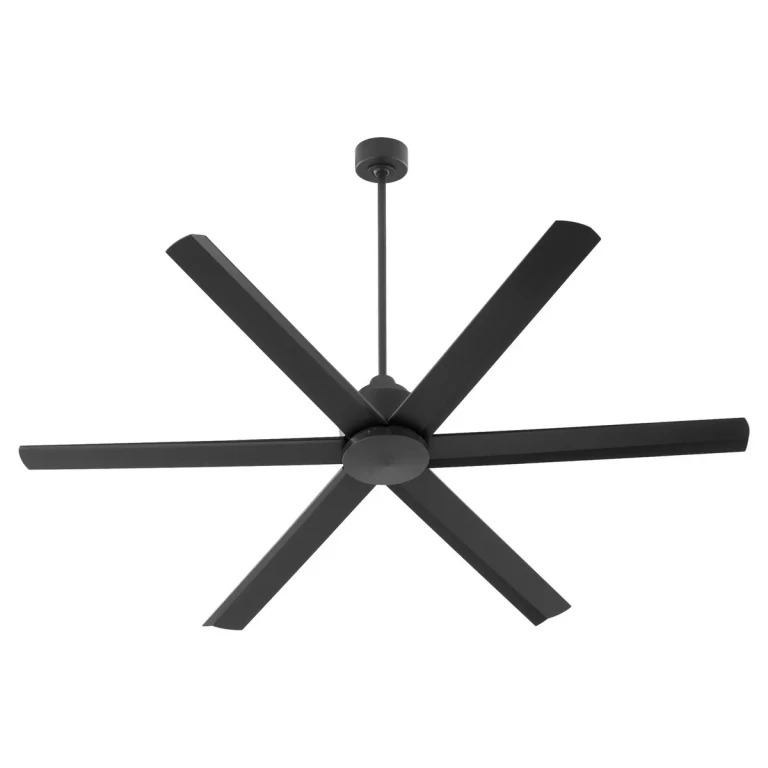 Matte Black 65" Ceiling Fan from the Titus Collection