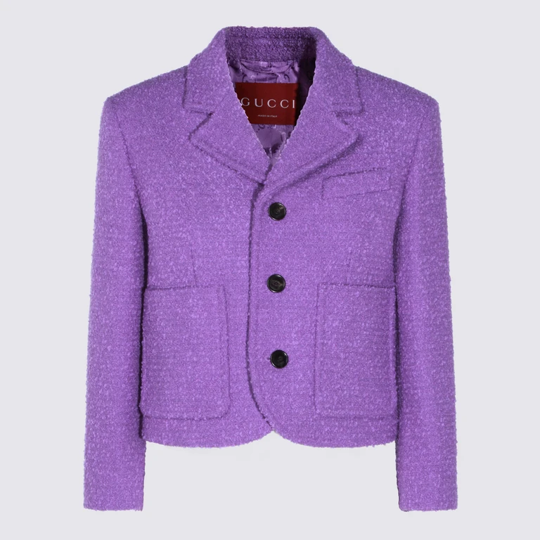 Gucci Jackets Purple _co Wo Pa - Women
