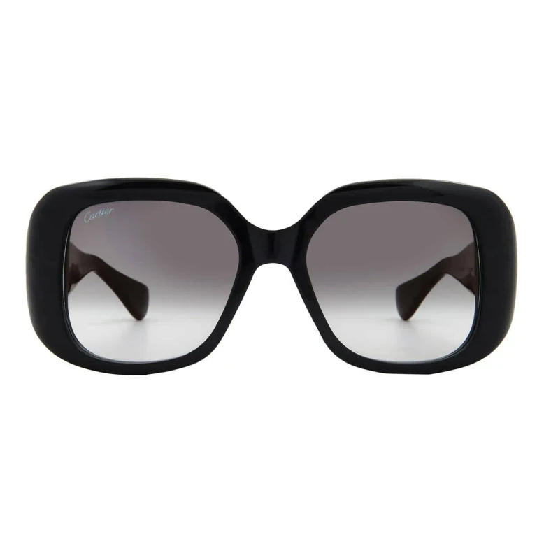 Cartier Panthere de Cartier Grey Multitreatment Square Ladies Sunglasses CT0471S 001 54