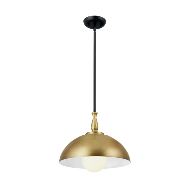 Fira Transitional Pendant in Natural Brass