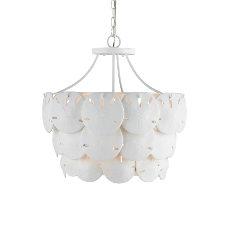 White Sugar White Chandelier from the Tulum Collection