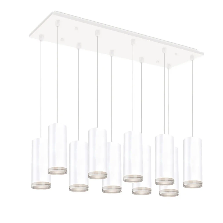 White LED Pendant from the Cameo Collection