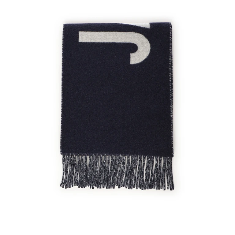 JACQUEMUS Scarfs Blue Wool - Women