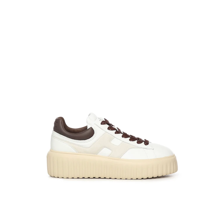 Hogan Sneakers White Mutton Calfskin - 女士