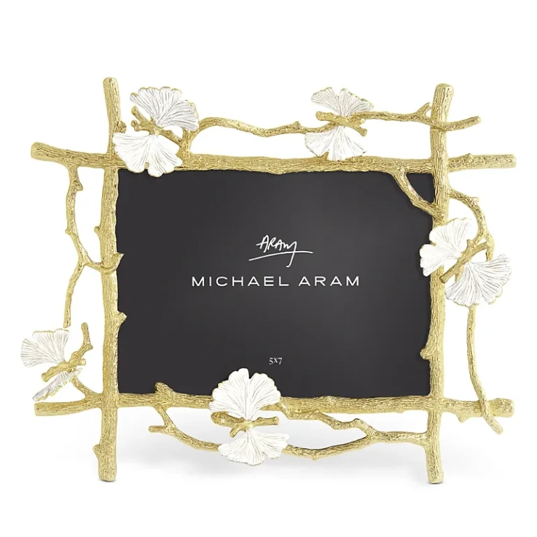 Michael Aram Butterfly Ginkgo Gold Frame, 5 x 7