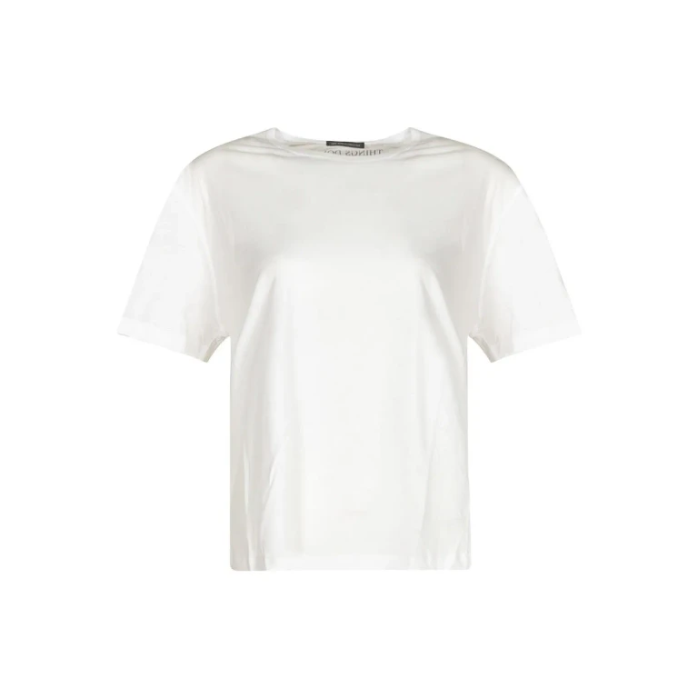Ann Demeulemeester Robe Au Genou - Blanc