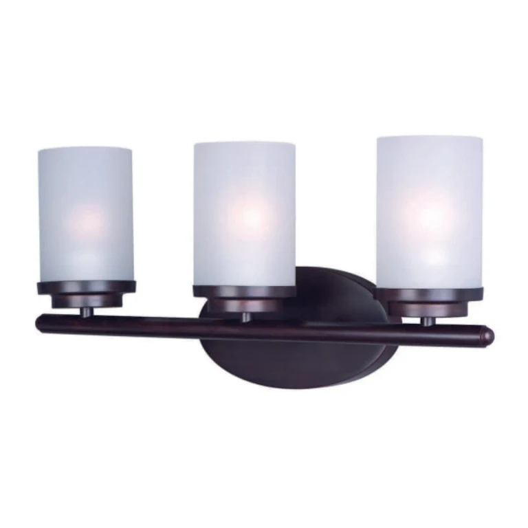 Corona 19.25" 3-Light Bathroom Vanity Light in Oil Rubbed Bronze