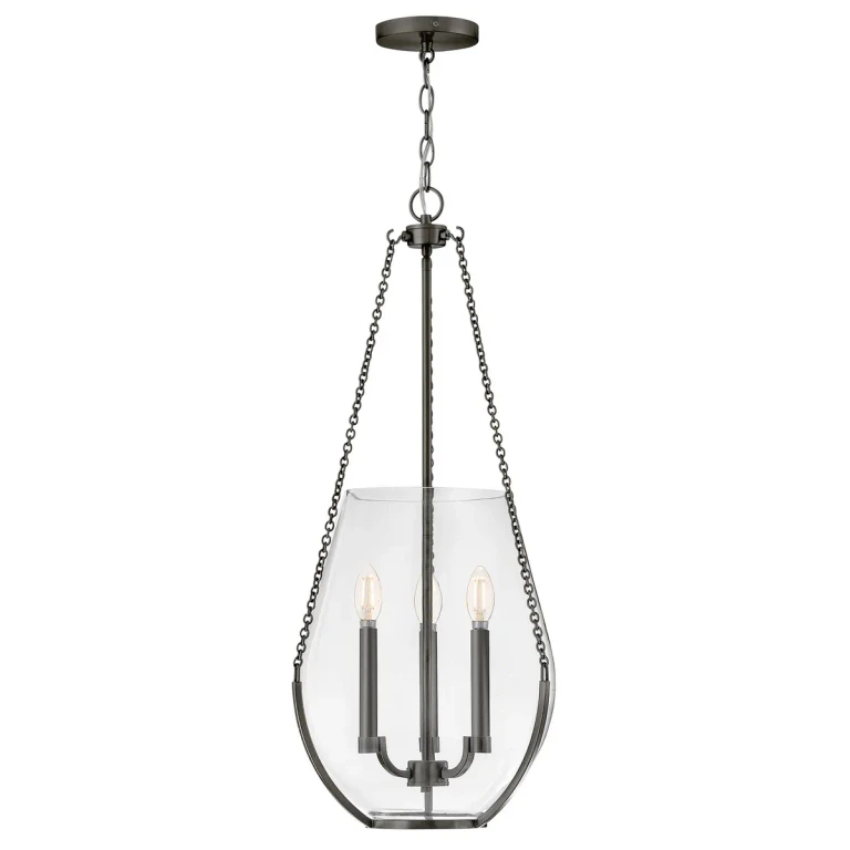 Gunmetal LED Pendant from the Farrin Collection