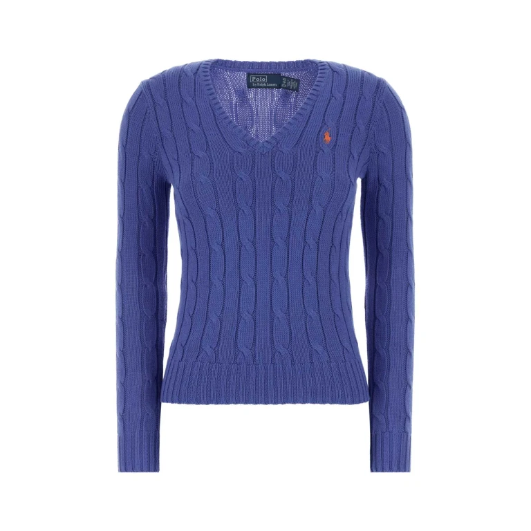 Pull Col Rond - Bleu
