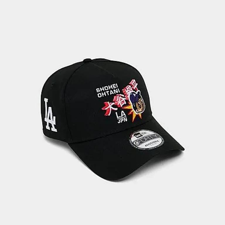 New Era Los Angeles Dodgers MLB 9FORTY Shohei Graphic Snapback Hat in Black/Multi
