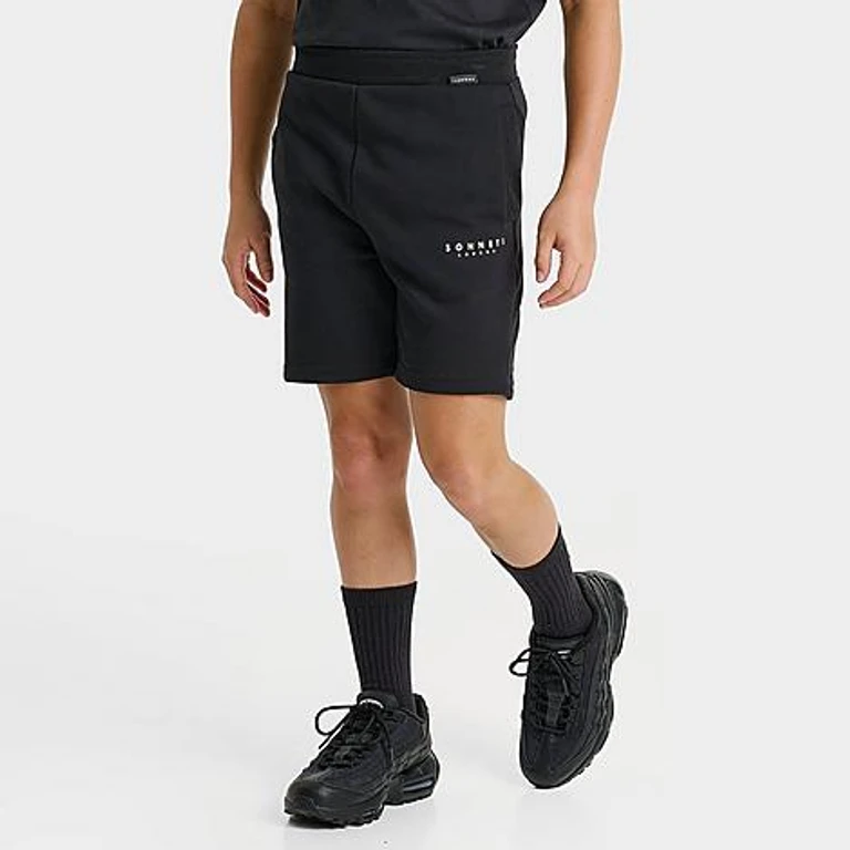 Sonneti Big Kids London French Terry Shorts in Black Size: Small