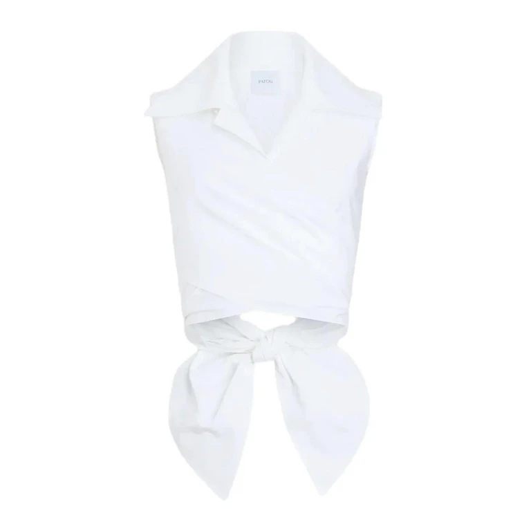 Patou Draped Sleeveless Top