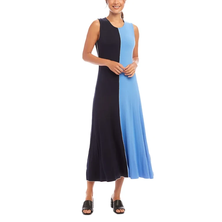 Karen Kane Color Blocked Midi Dress