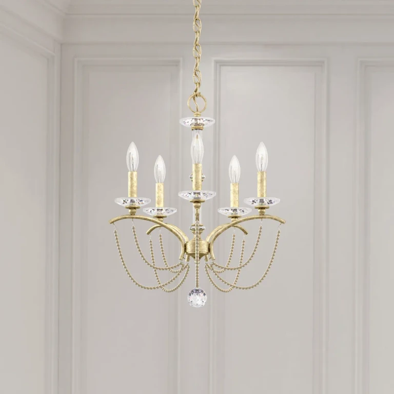 Priscilla 5-Light Chandelier in White