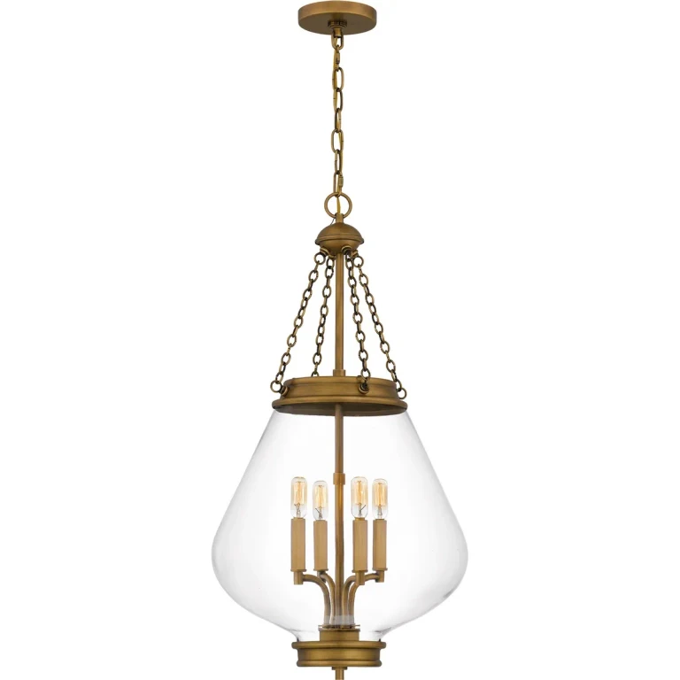 Weathered Brass Pendant from the Wallace Collection