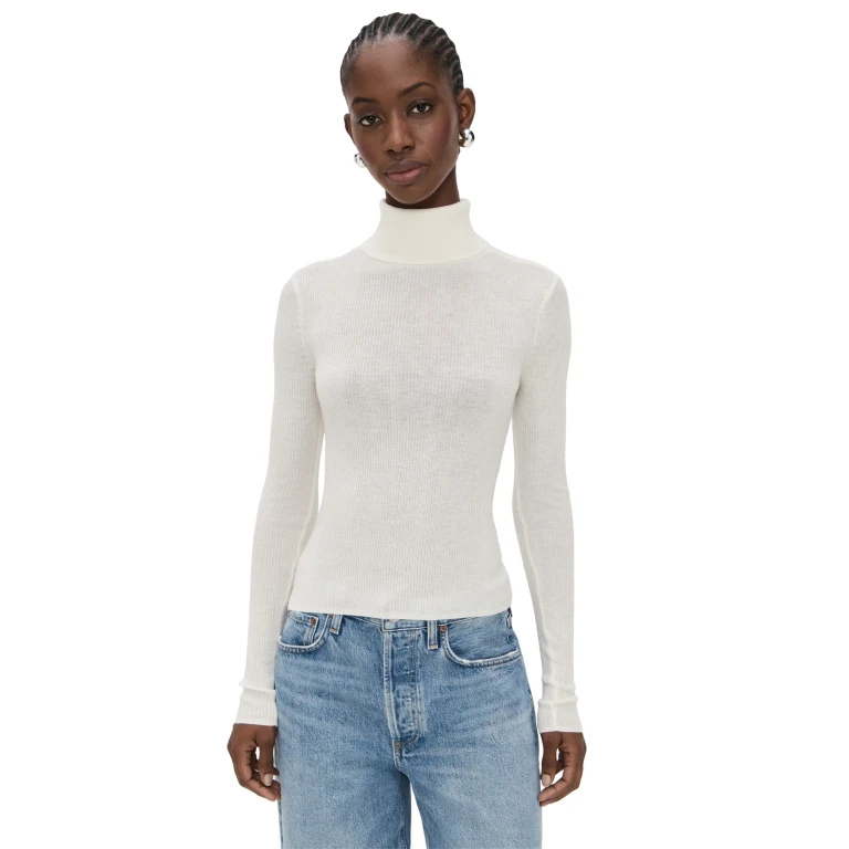 Favorite Daughter The Amelia Long Sleeve Top Ivory L