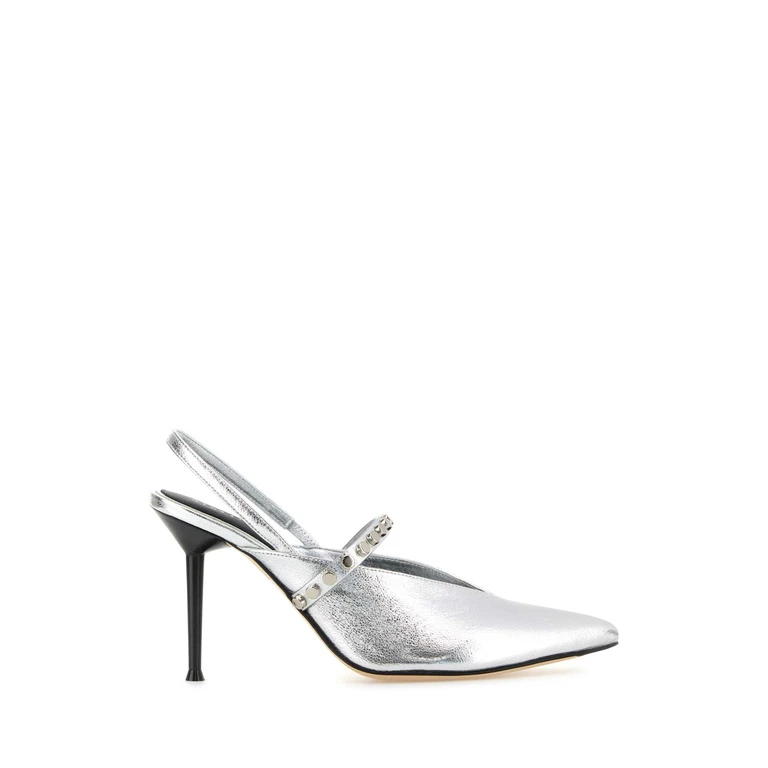 Sapatos de Salto Slingback Revel de 90mm com Tachas Alexander McQueen