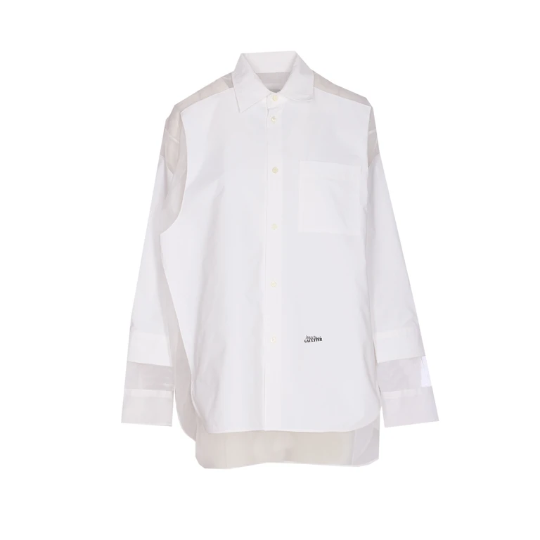 JEAN PAUL GAULTIER Shirts White Silk - Women