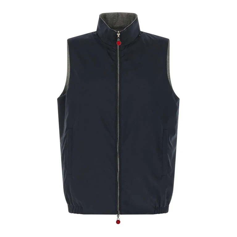 Kiton Gilet - Bleu
