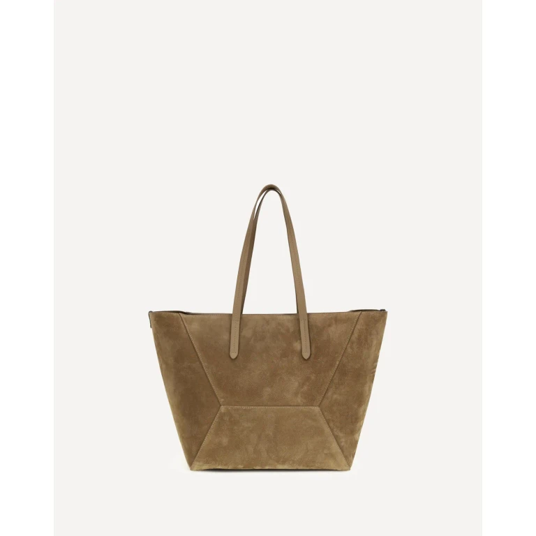 BRUNELLO CUCINELLI Suede BC Tote Bag Female UNI