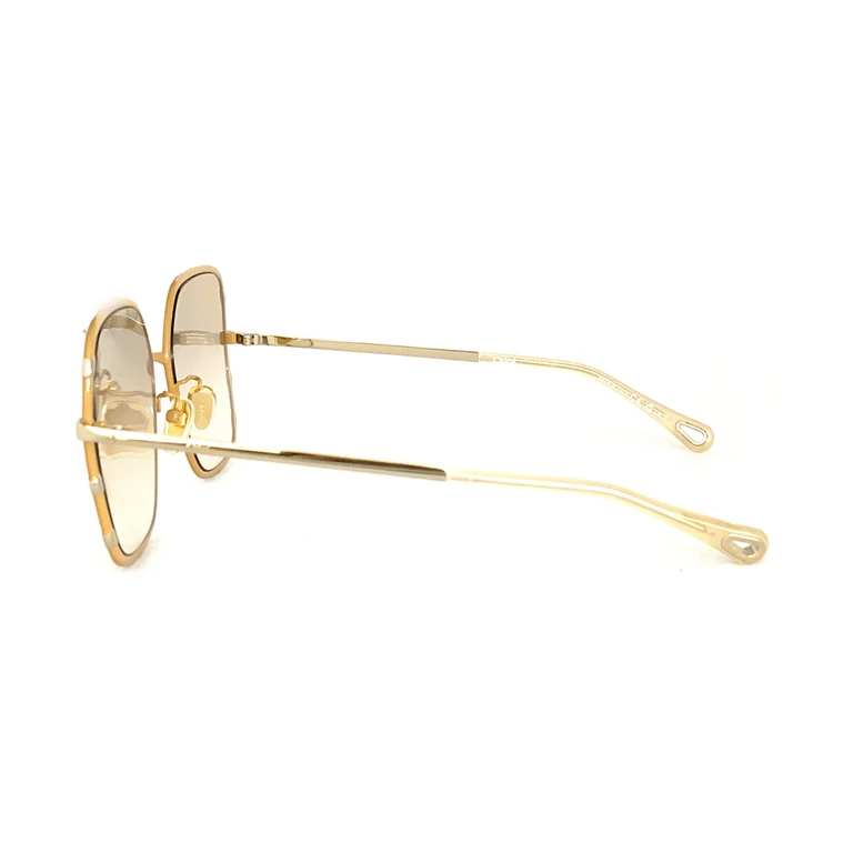Chloé CH0143S Giallo Metal Occhiali Sole - Women