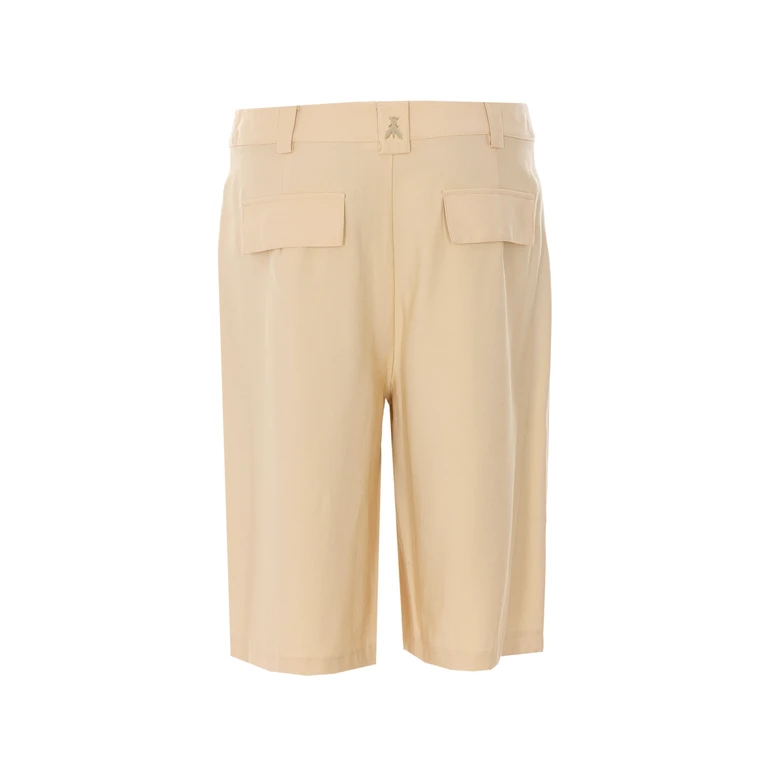 Patrizia Pepe Trousers Beige Viscose - Women