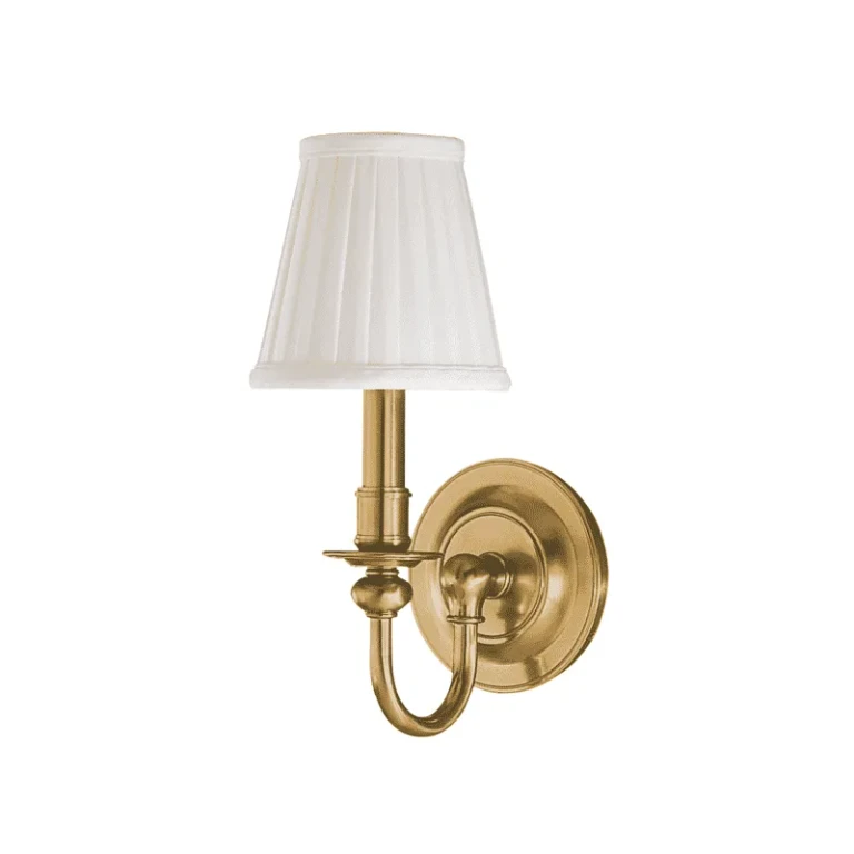 Beekman 12" Wall Sconce in Aged Brass