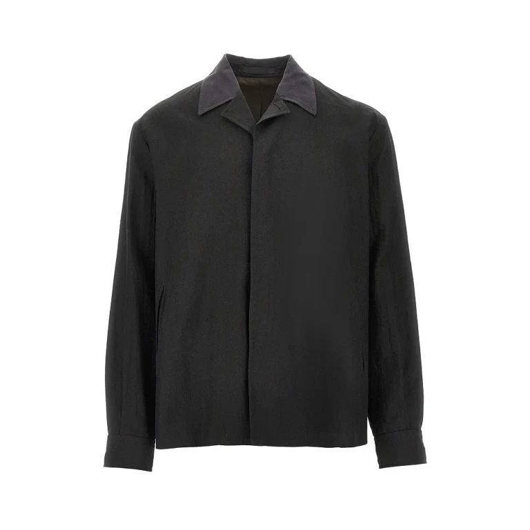 OUR LEGACY 亚麻混纺 'Pack' 夹克 男款 48