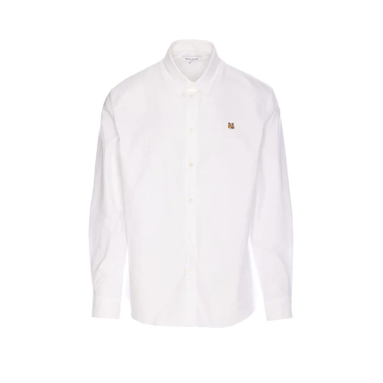 Maison Kitsuné Fox Head Patch Shirt